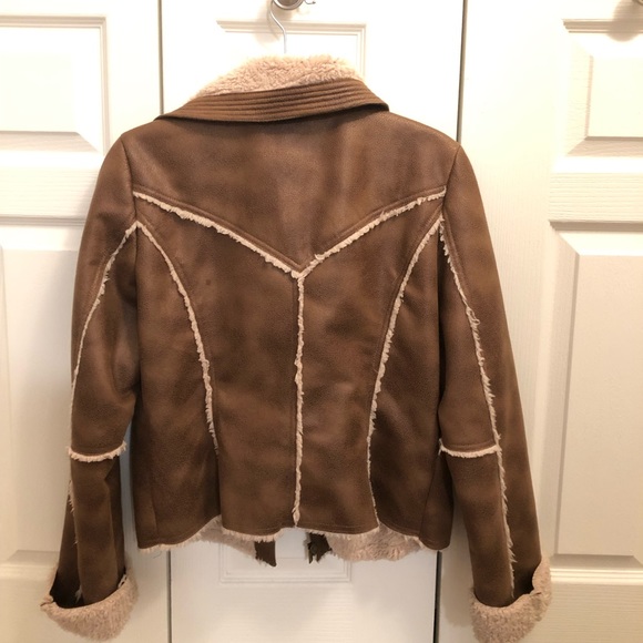 Kenneth Cole Shearling Jacket - Picture 2 of 3
